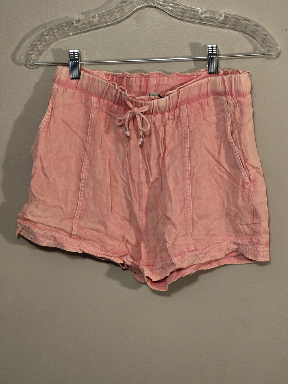 Fate Pink Drawstring Casual Shorts